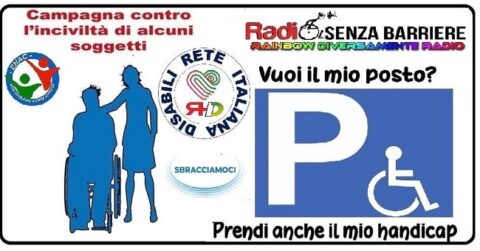 Rete Italiana Disabili: Campagna sensibilizzazione parcheggi disabili