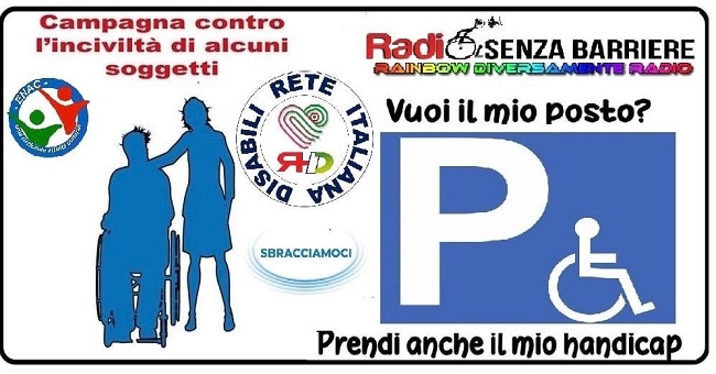 Rete Italiana Disabili: Campagna sensibilizzazione parcheggi disabili