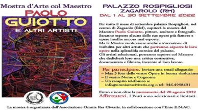 Enac: Mostra d'Arte con maestro Paolo Guiotto e altri artisti - Zagarolo (rm)