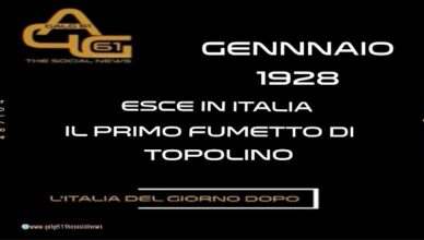 Topolino: il primo fumetto in Italia nel gennaio 1928