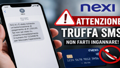 SMS NEXI: come riconoscere la truffa del finto pagamento